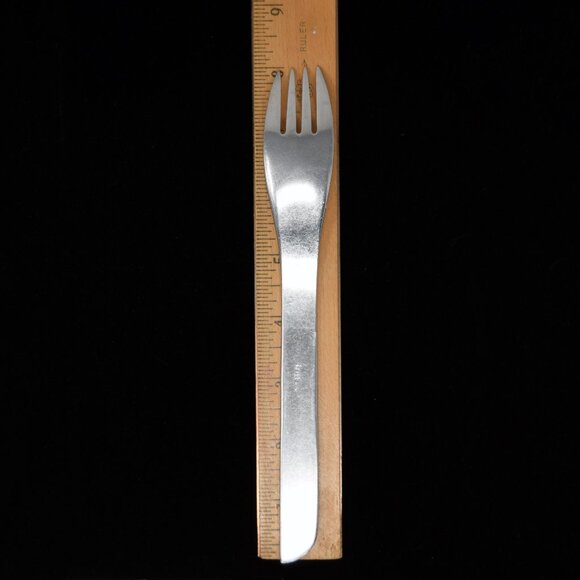 Mepra Katja Fork Stainless Italy Ergonomic Modernist European Asymmetrical 18/10 - Picture 4 of 10